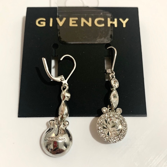 Givenchy Three Drop Crystal Earrings - Picture 2 of 2